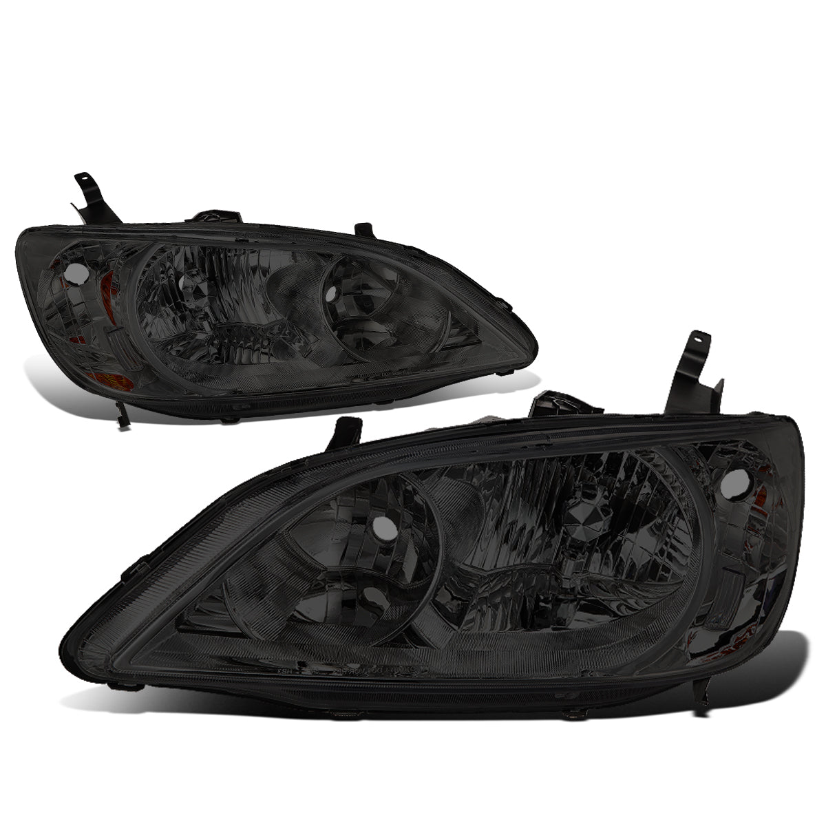 Factory Style Headlights <br>04-05 Honda Civic Sedan/ Coupe