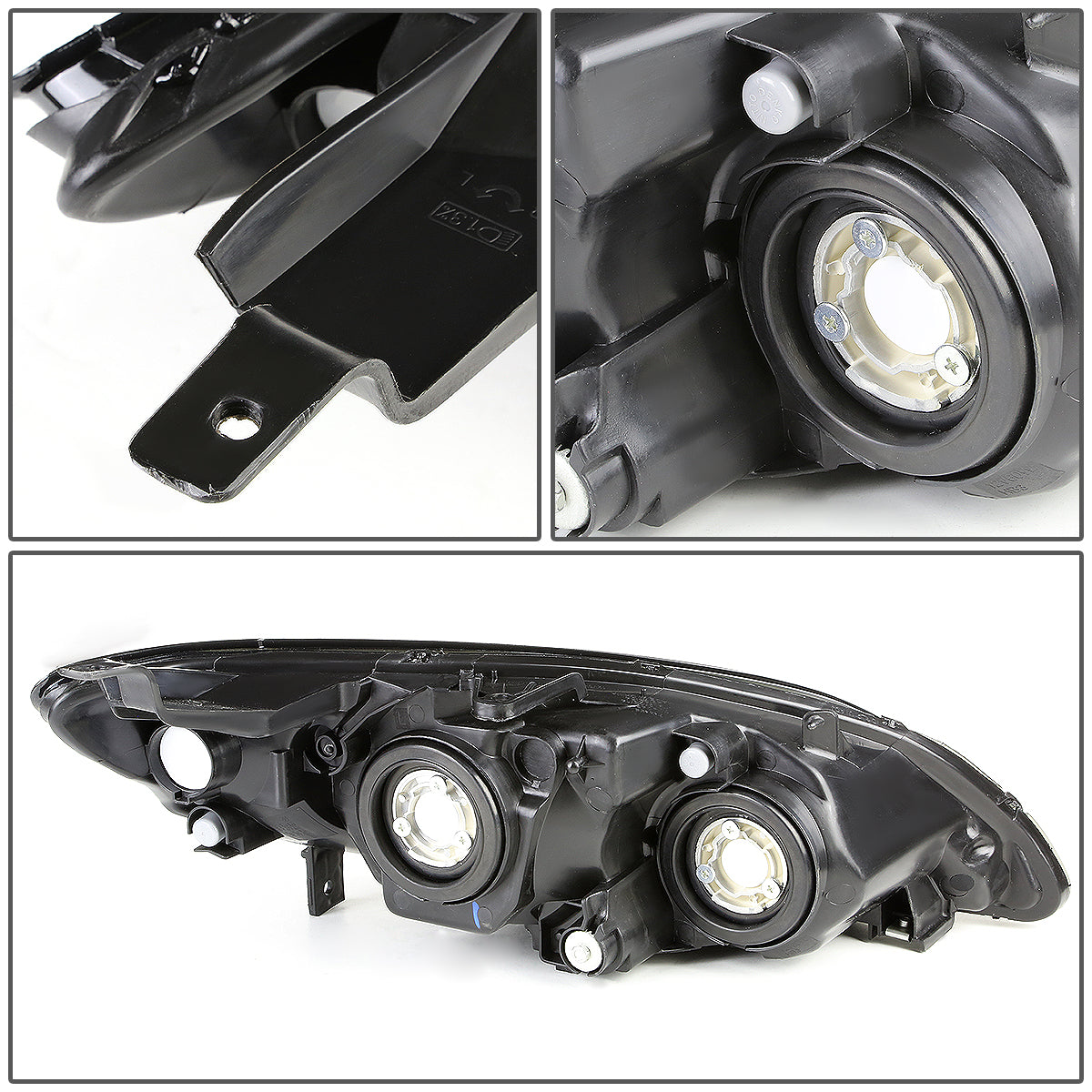 Factory Style Headlights <br>04-05 Honda Civic Sedan/ Coupe