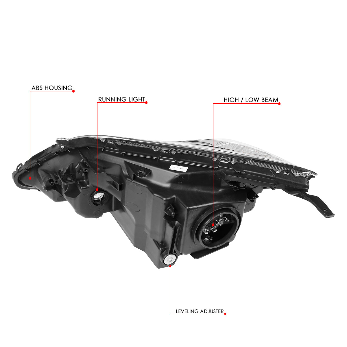 Factory Style Headlights <br>07-11 Honda CRV