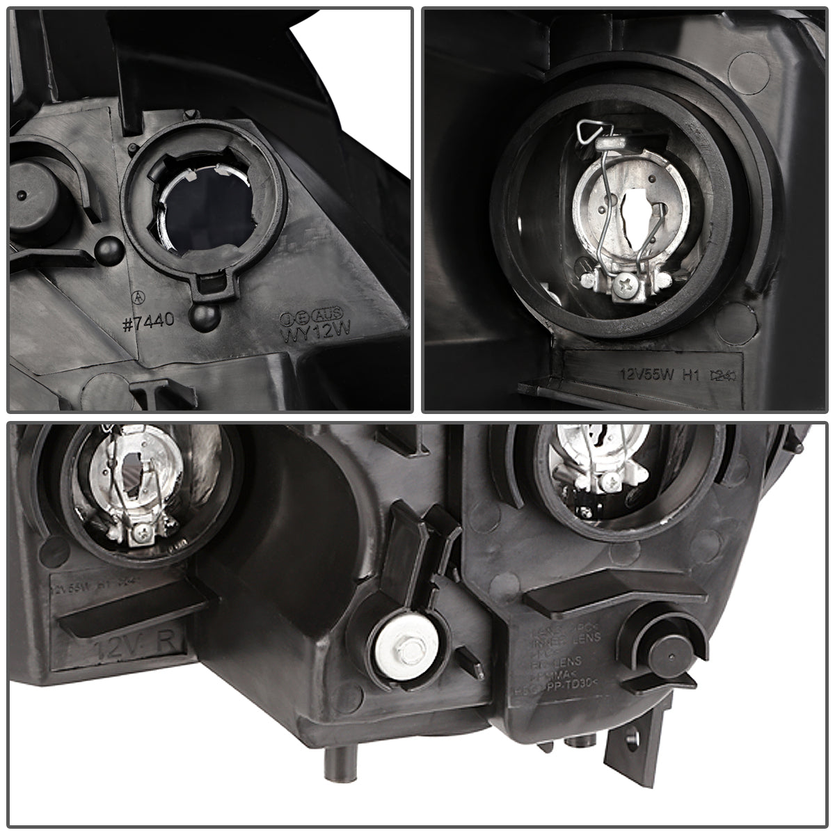 Factory Style Headlights<br>05-06 Honda CRV