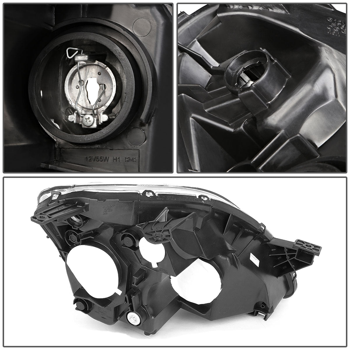 Factory Style Headlights<br>05-06 Honda CRV