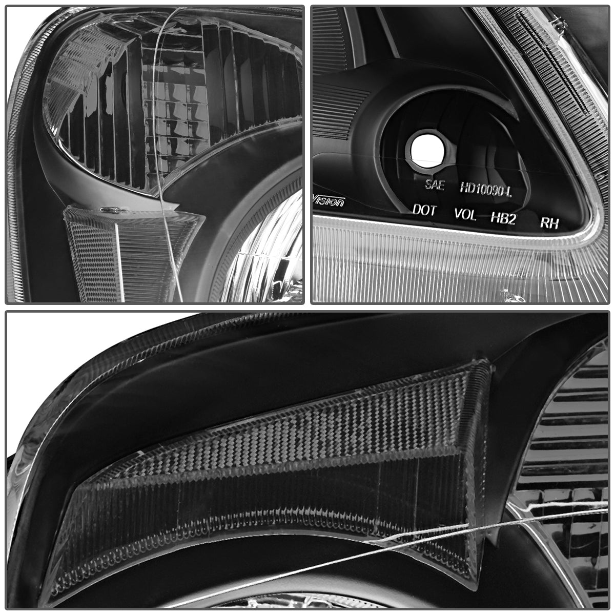 Factory Style Headlights<br>02-04 Honda CR-V