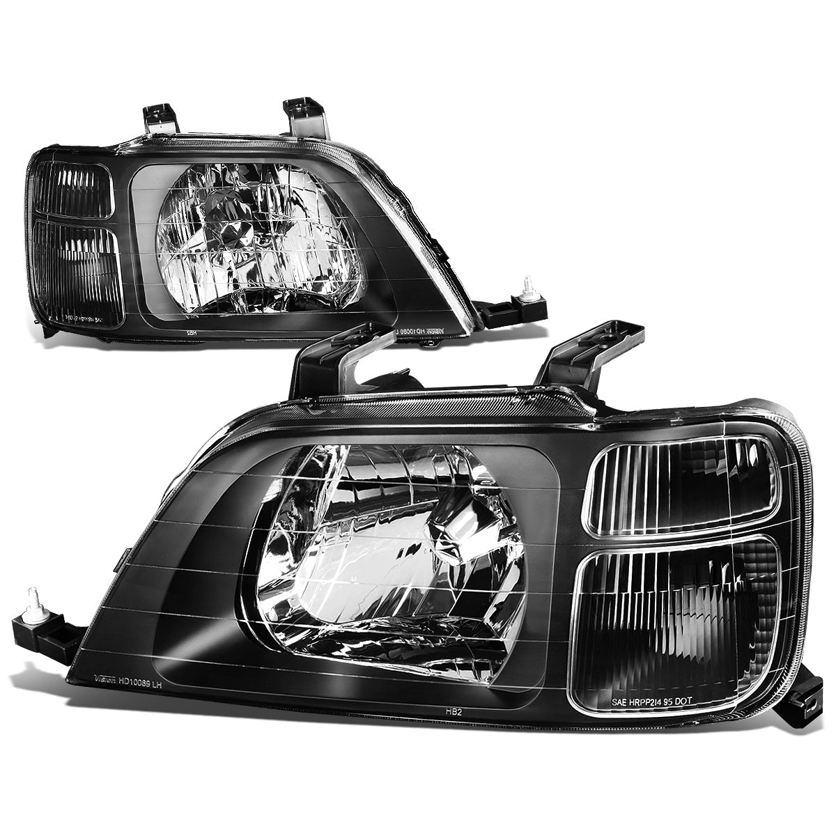 Factory Style Headlights<br>97-01 Honda CRV