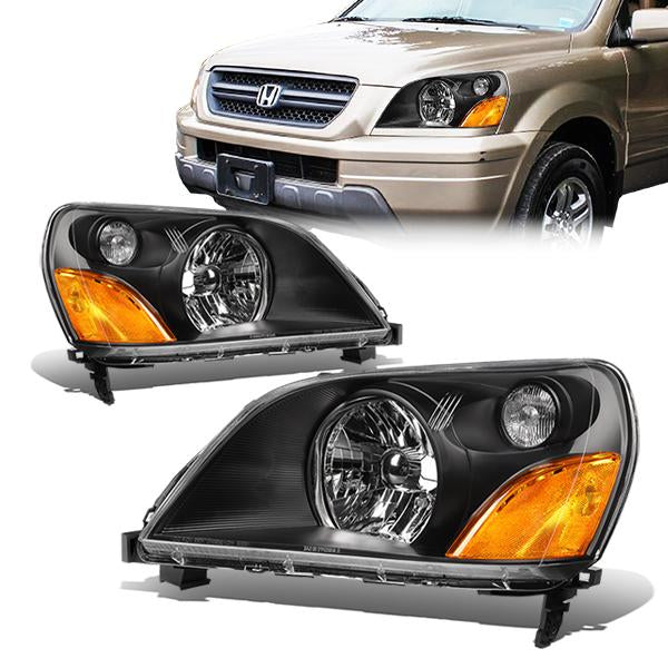 Factory Style Headlights<br>03-05 Honda Pilot