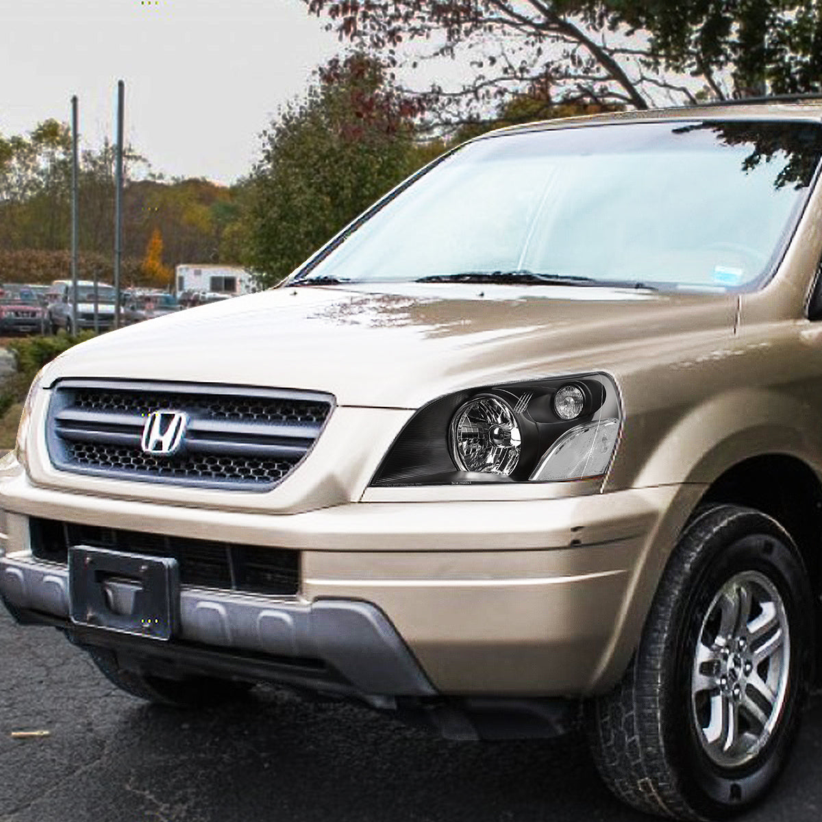 Factory Style Headlights<br>03-05 Honda Pilot