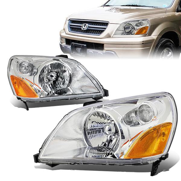 Factory Style Headlights<br>03-05 Honda Pilot