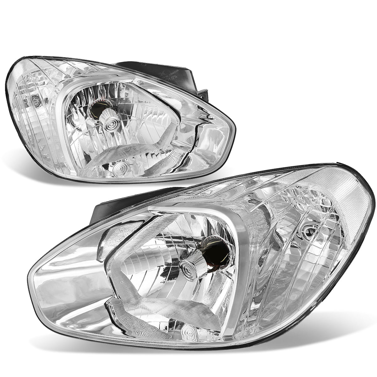 Factory Style Headlights<br>07-11 Hyundai Accent