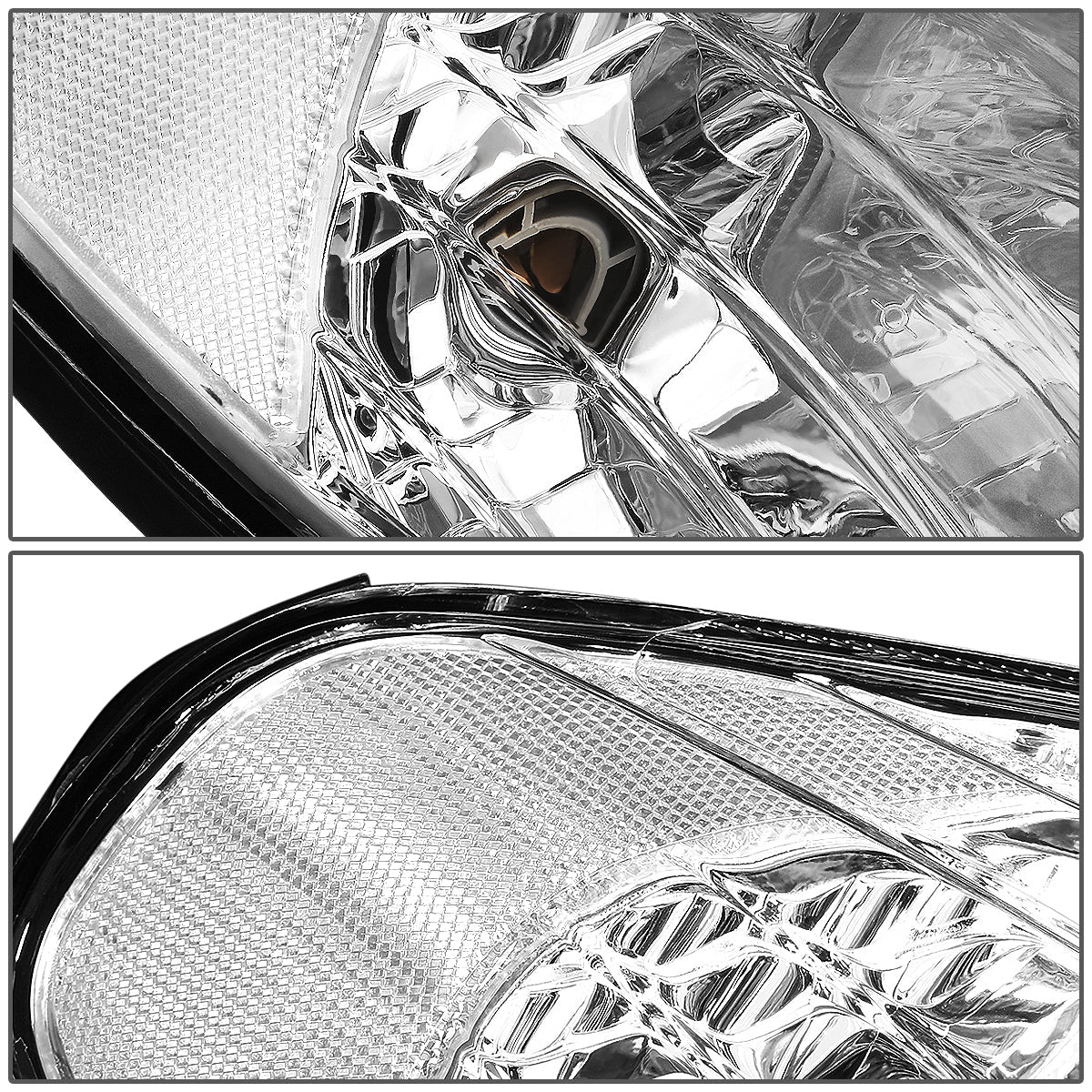 Factory Style Headlights<br>07-11 Hyundai Accent