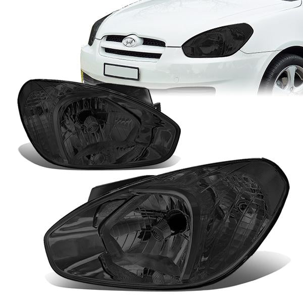 Factory Style Headlights<br>07-11 Hyundai Accent