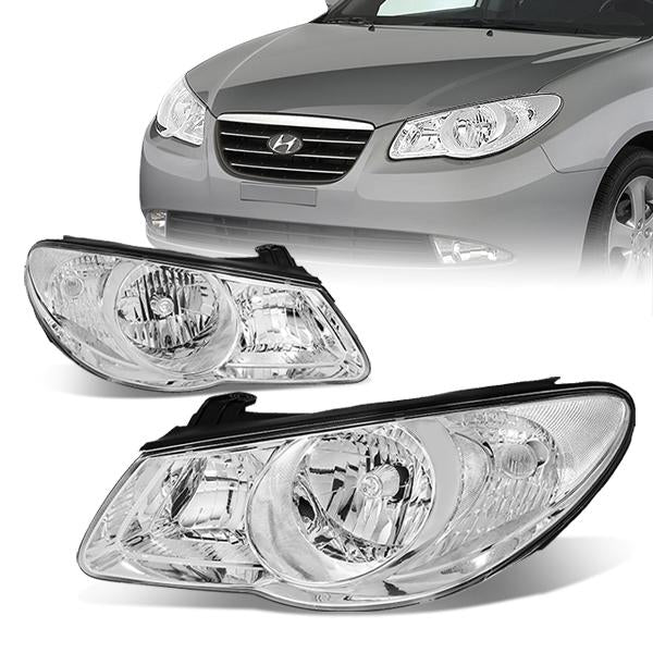 Factory Style Headlights<br>07-09 Hyundai Elantra