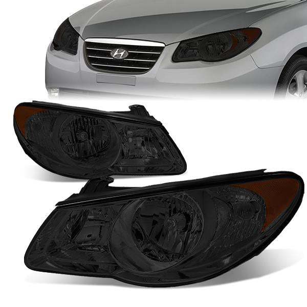 Factory Style Headlights<br>07-09 Hyundai Elantra