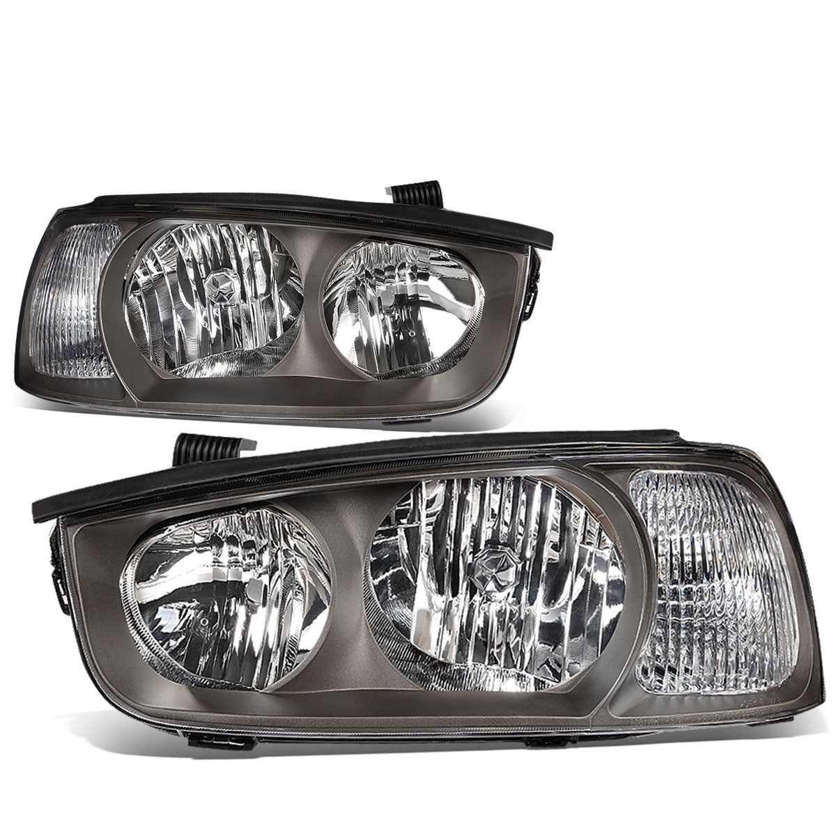 Factory Style Headlights<br>01-03 Hyundai Elantra