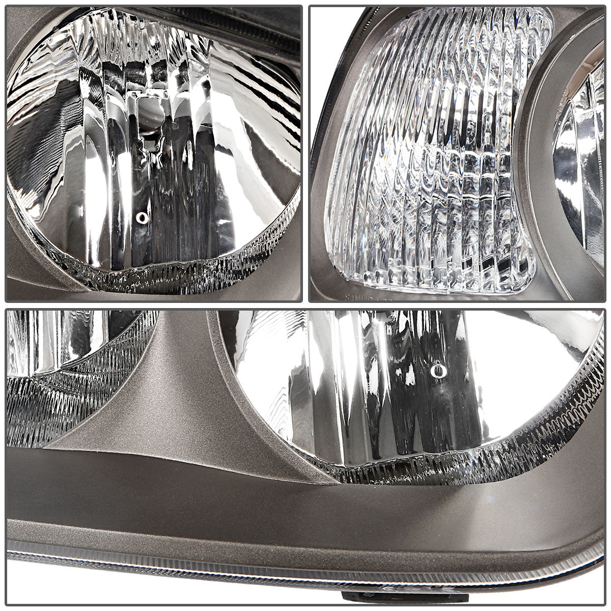 Factory Style Headlights<br>01-03 Hyundai Elantra