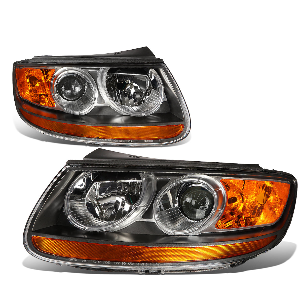 Factory Style Projector Headlights<br>07-12 Hyundai Santa Fe