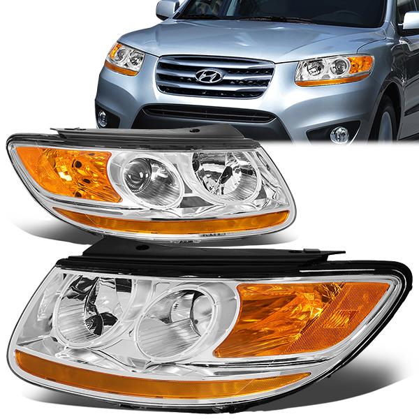 Factory Style Projector Headlights<br>07-12 Hyundai Santa Fe