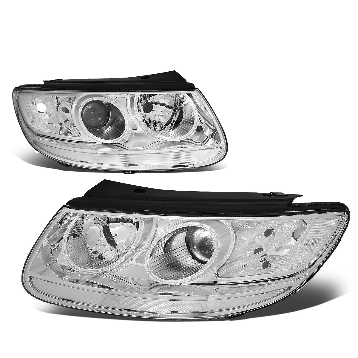 Factory Style Projector Headlights<br>07-12 Hyundai Santa Fe