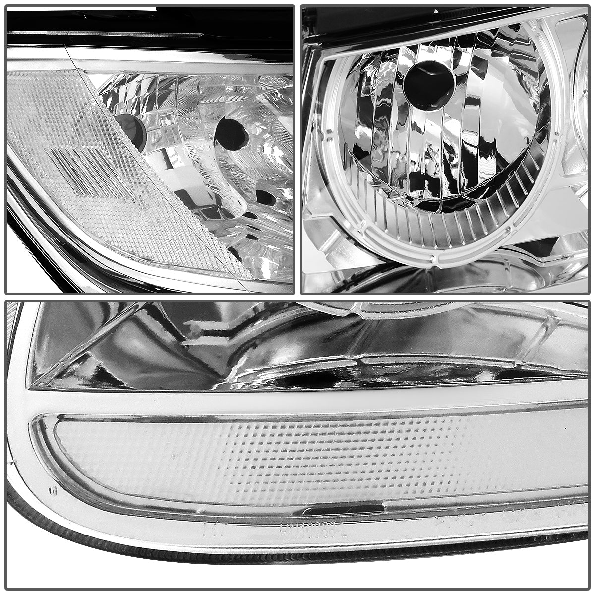 Factory Style Projector Headlights<br>07-12 Hyundai Santa Fe