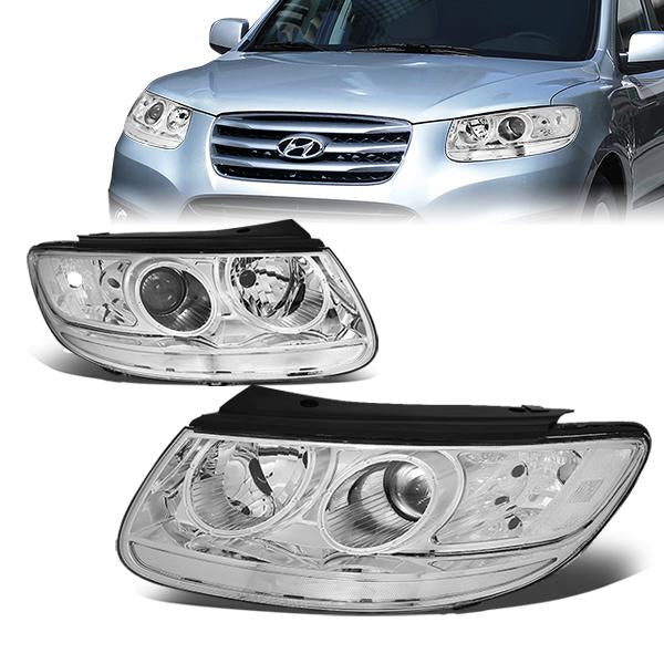 Factory Style Projector Headlights<br>07-12 Hyundai Santa Fe