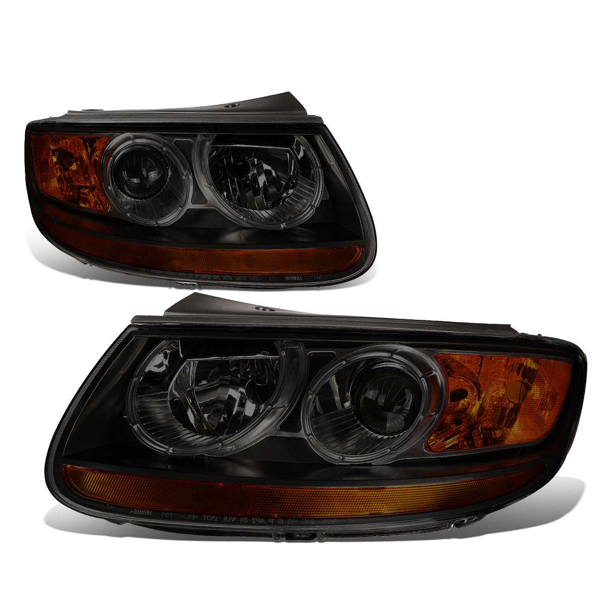 Factory Style Projector Headlights<br>07-12 Hyundai Santa Fe