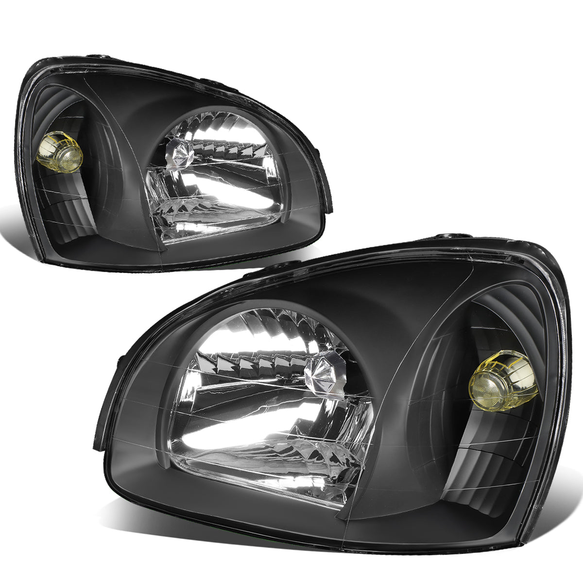 Factory Style Headlights<br>03-06 Hyundai Santa Fe