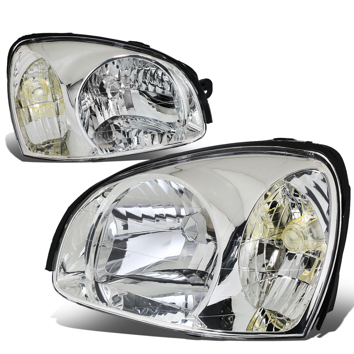 Factory Style Headlights<br>03-06 Hyundai Santa Fe