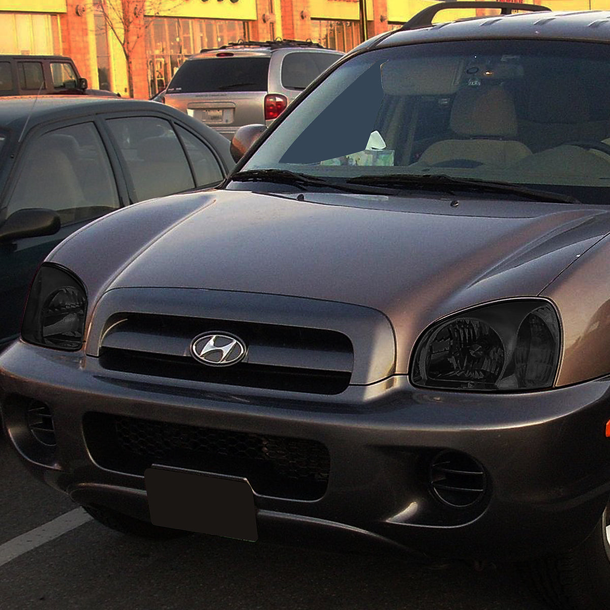 Factory Style Headlights<br>03-06 Hyundai Santa Fe