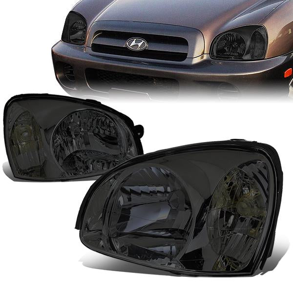 Factory Style Headlights<br>03-06 Hyundai Santa Fe