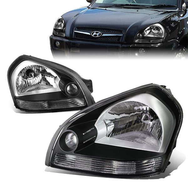 Factory Style Headlights<br>05-09 Hyundai Tucscon