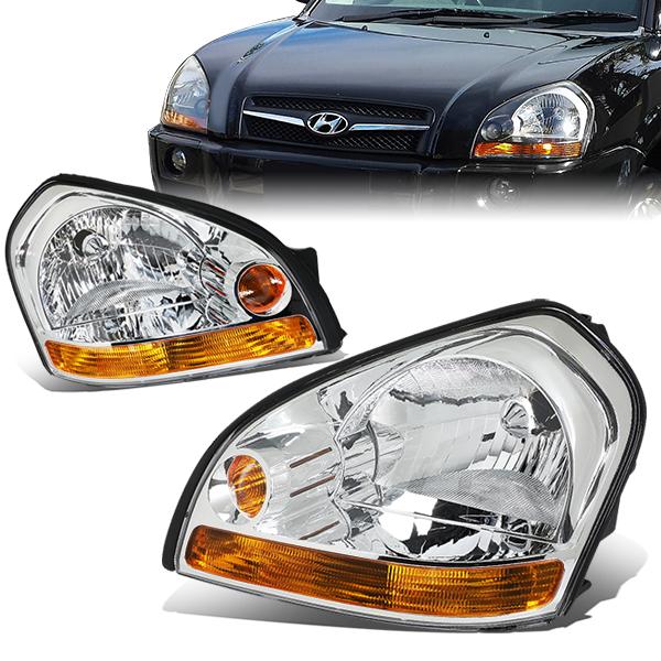 Factory Style Headlights<br>05-09 Hyundai Tucscon