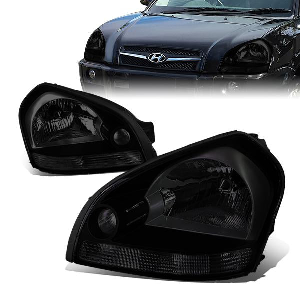 Factory Style Headlights<br>05-09 Hyundai Tucscon