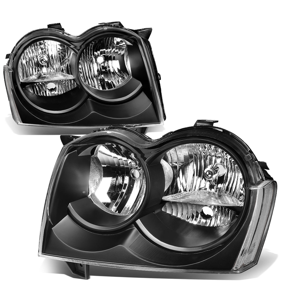 Factory Style Headlights<br>05-07 Jeep Grand Cherokee