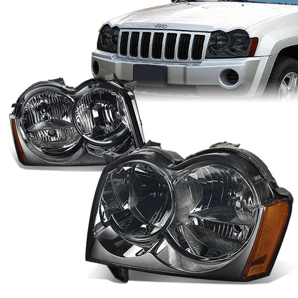 Factory Style Headlights<br>05-07 Jeep Grand Cherokee