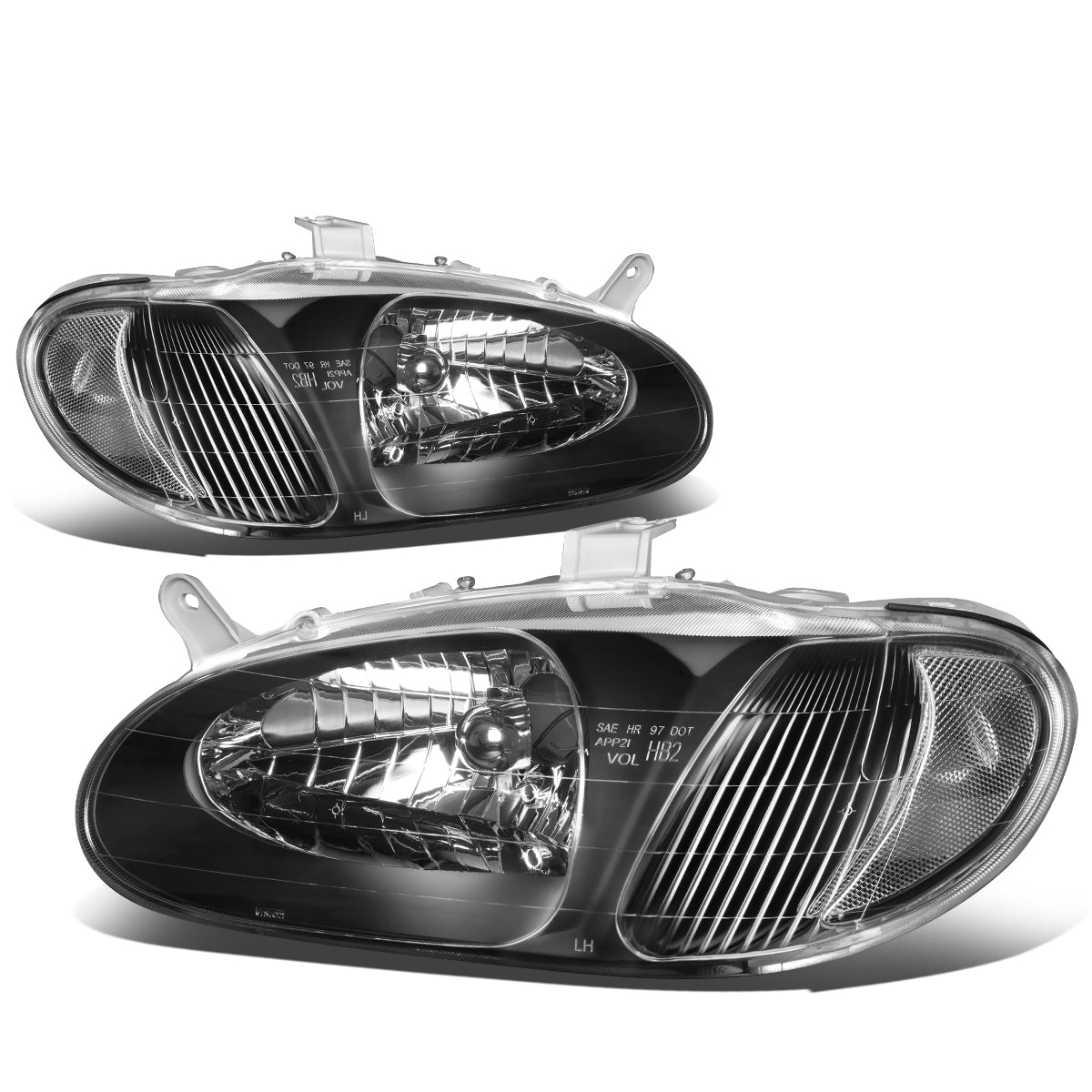 Factory Style Headlights<br>98-01 Kia Sephia