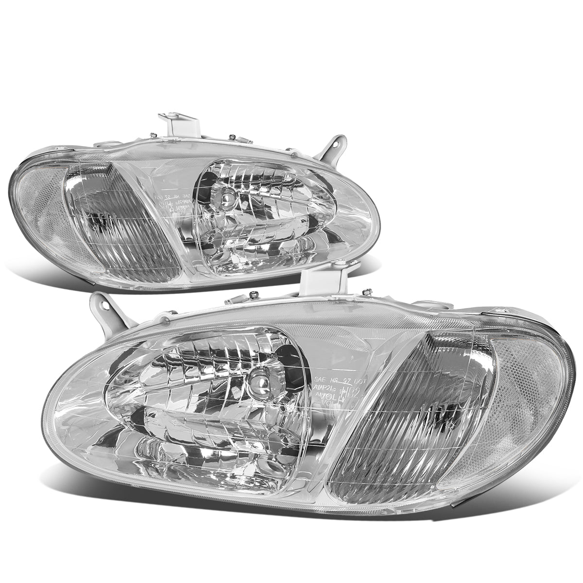 Factory Style Headlights<br>98-01 Kia Sephia