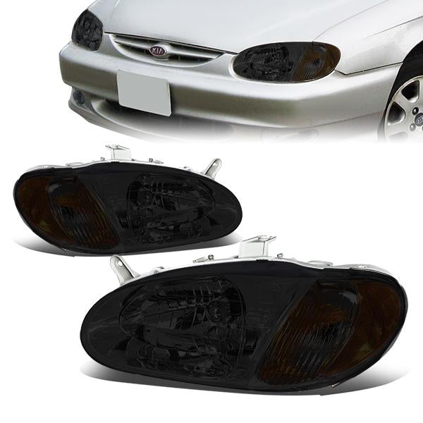 Factory Style Headlights<br>98-01 Kia Sephia