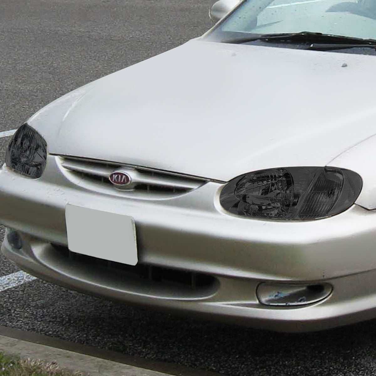 Factory Style Headlights<br>98-01 Kia Sephia