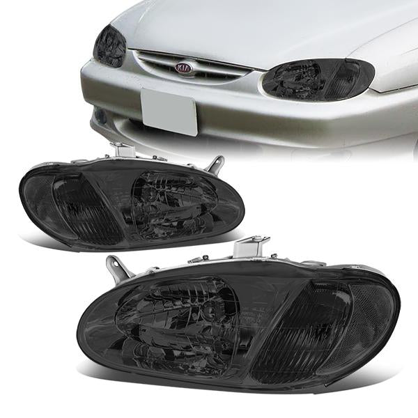 Factory Style Headlights<br>98-01 Kia Sephia