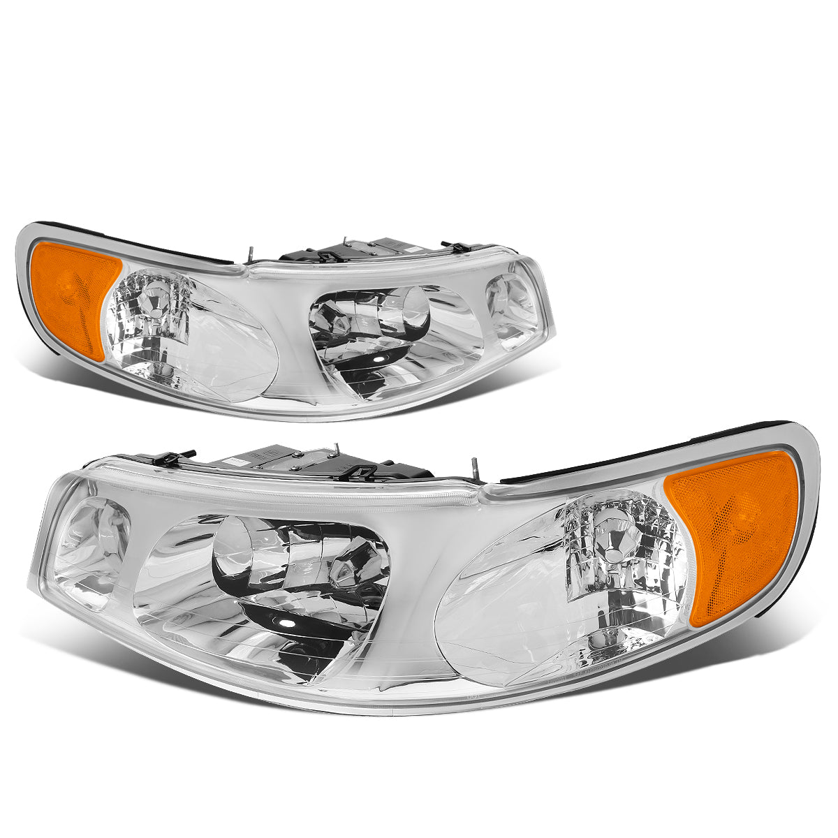 Factory Style Headlights<br>98-02 Lincoln Town Car