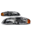 Factory Style Headlights<br>98-99 Mazda 626