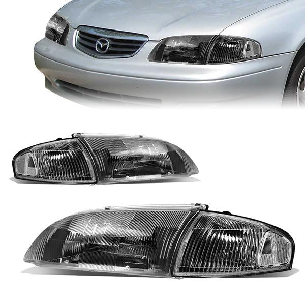 Factory Style Headlights<br>98-99 Mazda 626