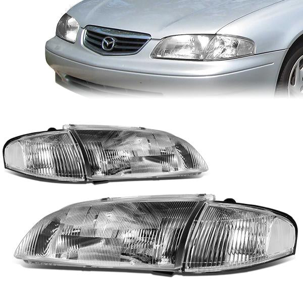 Factory Style Headlights<br>98-99 Mazda 626