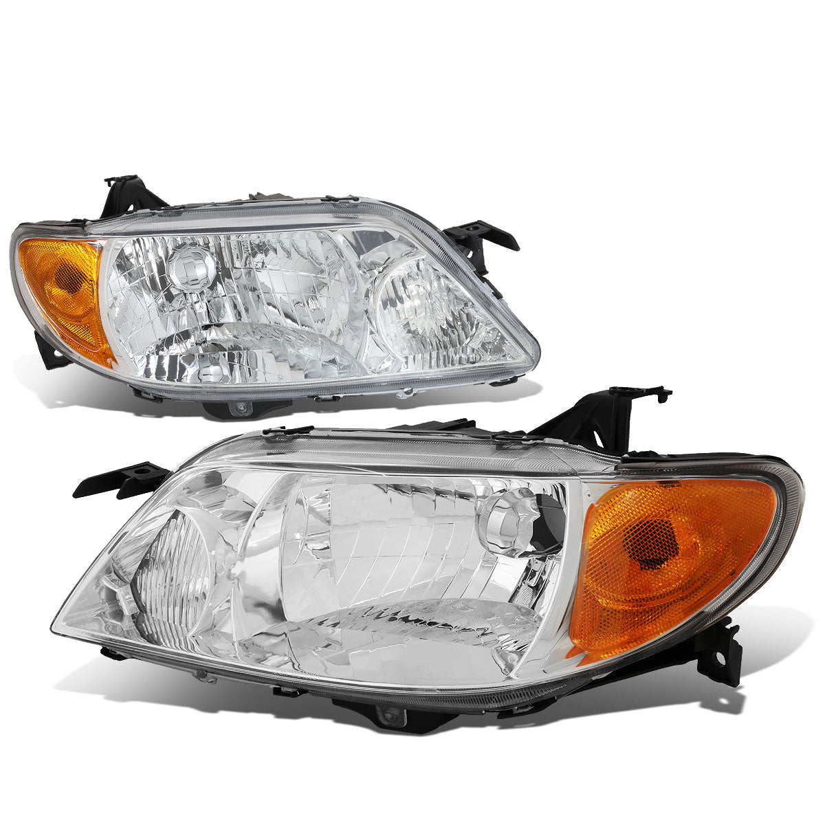 Factory Style Headlights <br>01-03 Mazda Protege