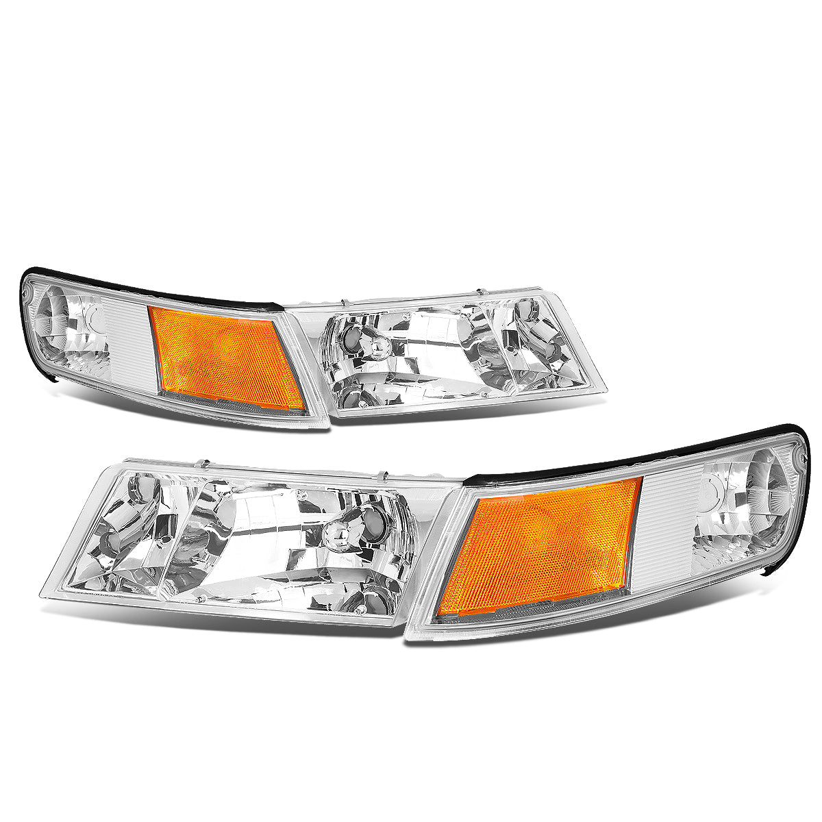 Factory Style Headlights <br>98-02 Mercury Grand Marquis