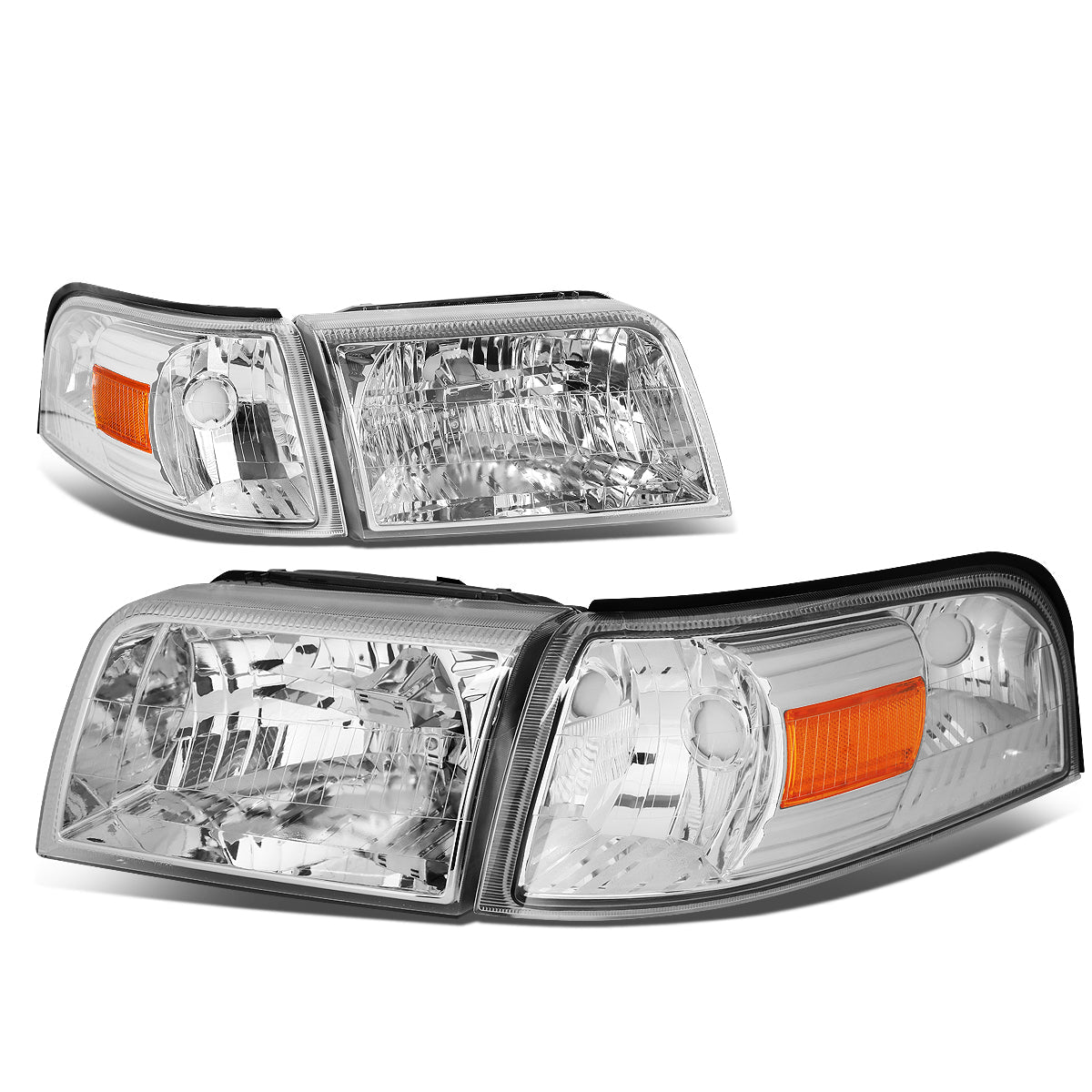 Factory Style Headlights <br>06-11 Mercury Grand Marquis