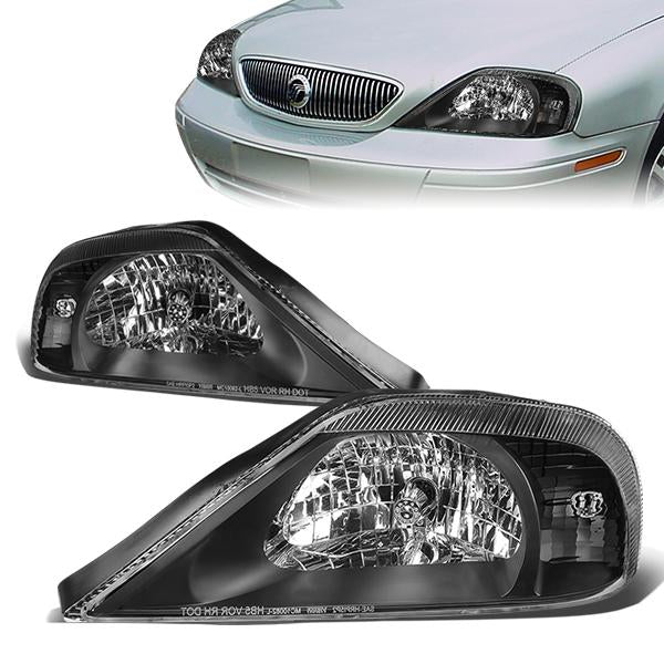 Factory Style Headlights <br>00-05 Mercury Sable