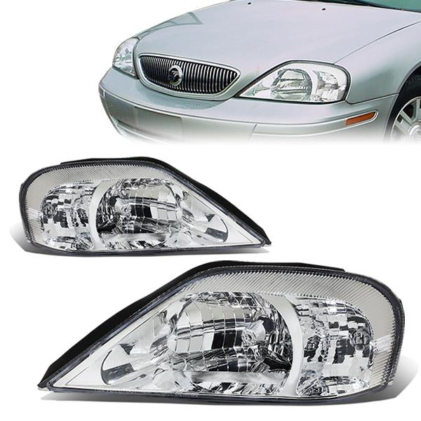 Factory Style Headlights <br>00-05 Mercury Sable