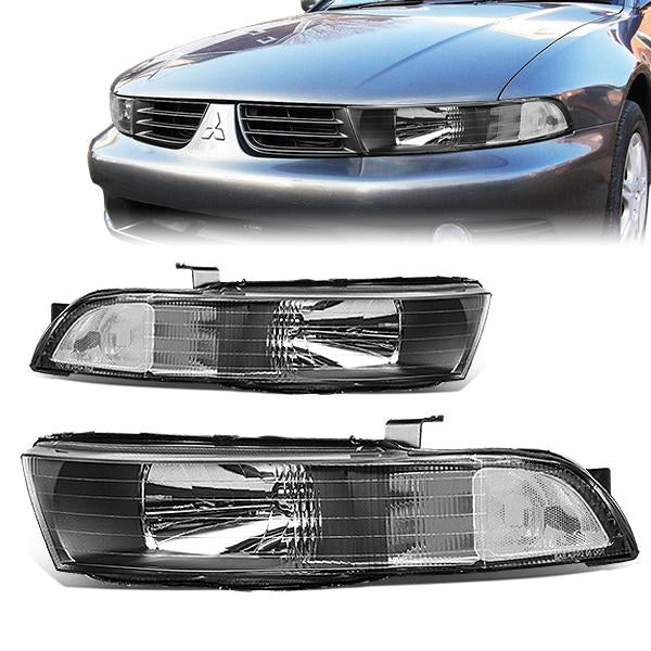 Factory Style Headlights <br>99-03 Mitsubishi Galant