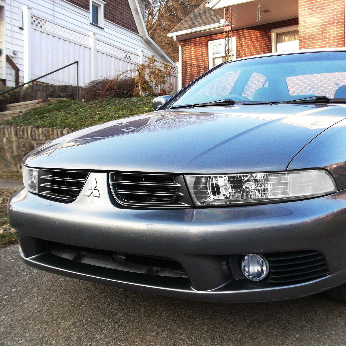 Factory Style Headlights <br>99-03 Mitsubishi Galant