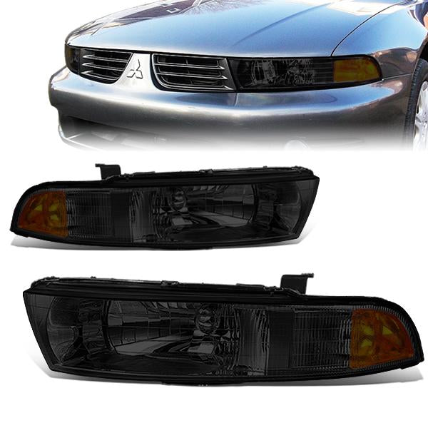 Factory Style Headlights <br>99-03 Mitsubishi Galant