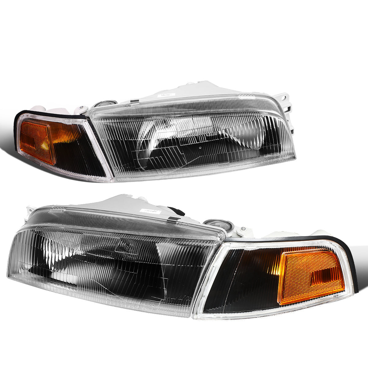 Factory Style Headlights <br>97-01 Mitsubishi Mirage Sedan